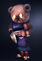 Girl With A Bear Girl With A Bear